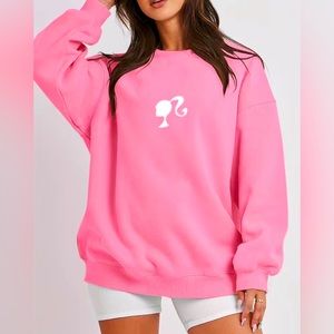 Pink Barbie Doll Sweatshirt